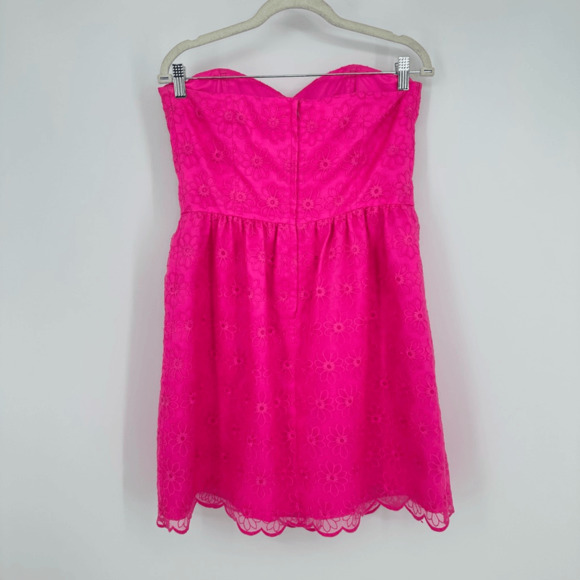 Lilly Pulitzer Payton Women’s Strapless Corset Dress Size 10 Pink Sweetheart - Picture 2 of 12